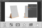 Vertical Table Tent Card PSD, an Advertising Mockup by Bruno's Shop (Thumbnail 2 of 3)