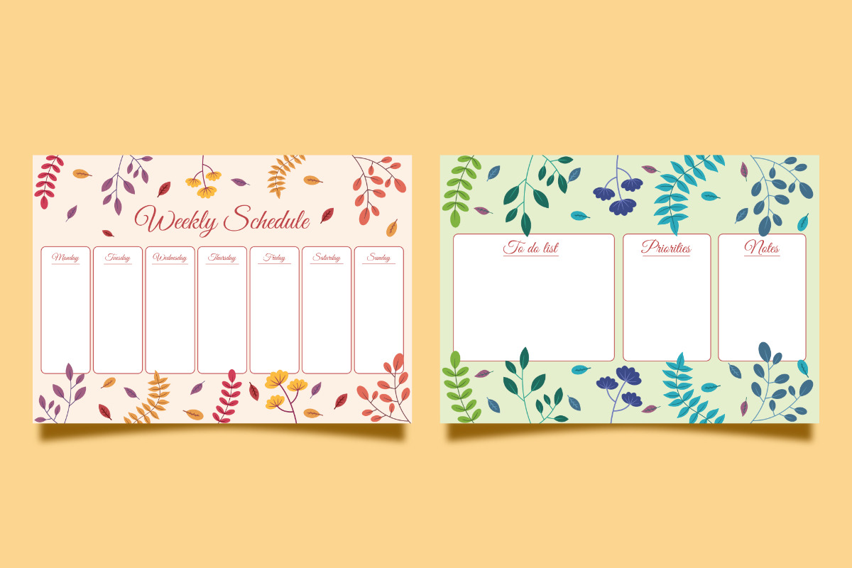 To Do List Template Floral Theme, a Stationery Template by SefriMujiRahayu (Photo 2 of 3)