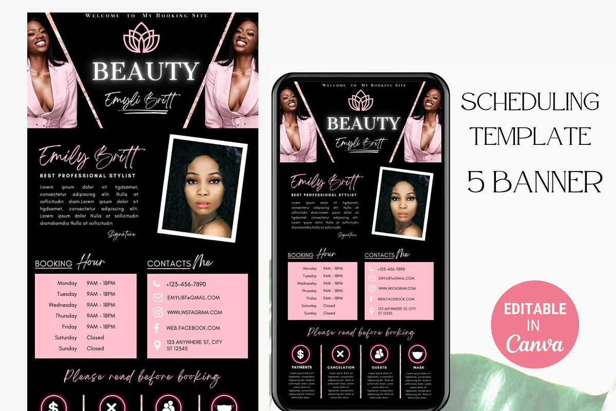 Acuity Scheduling Template, a Templates & Theme by TimCanvaTemplate (Photo 2 of 5)