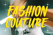 FASHION COUTURE MODERN MARKER Y2K DI, a Handwritten Font by dansdesign (Thumbnail 1 of 7)