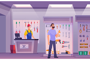 Construction workshop interior, an Illustration by Onyx