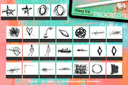 Messy Ink Brushes for Procreate, a Brush Add-On by Studio Kitsch (Thumbnail 3 of 5)
