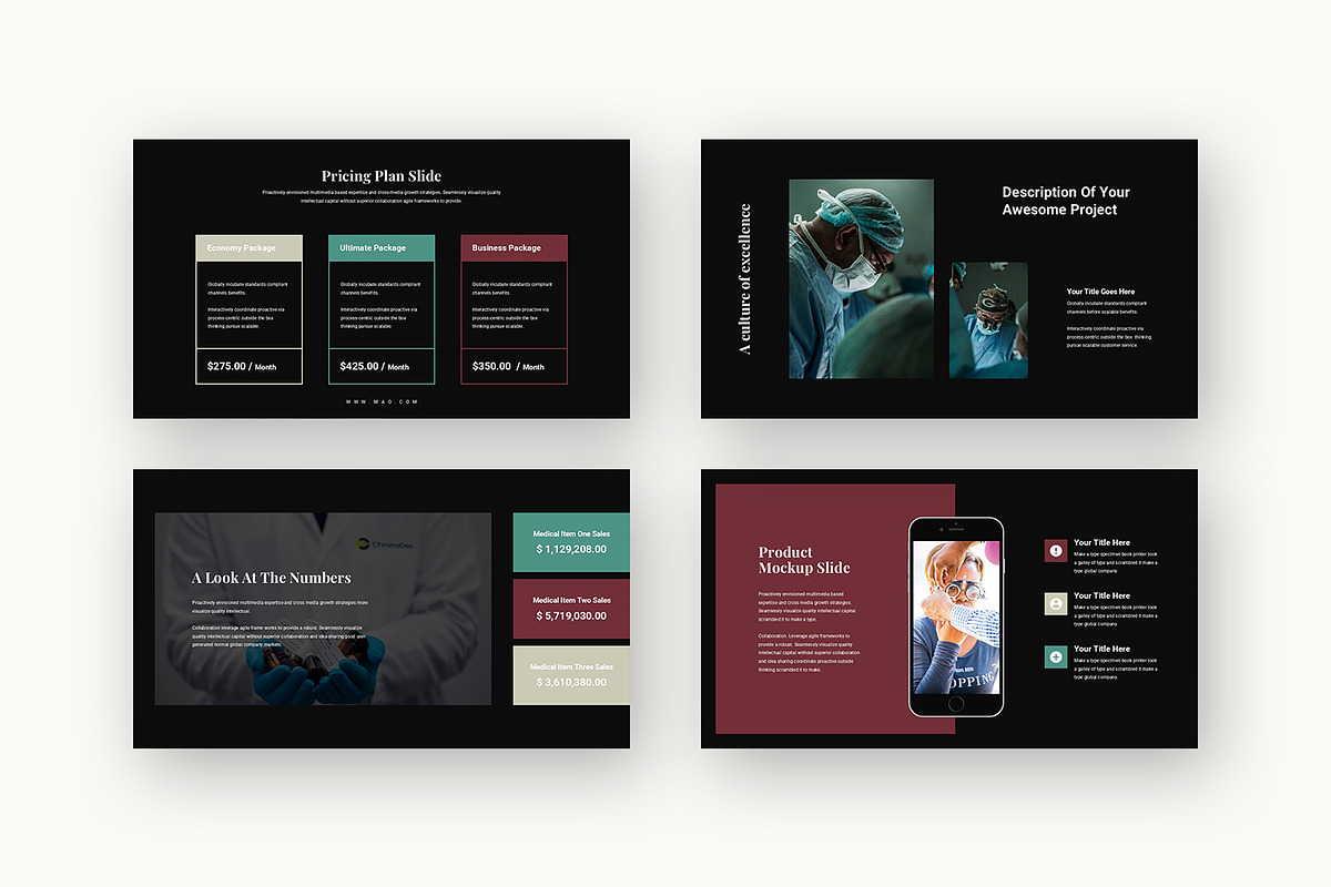 Mao : Medical Biz Plan Google Slides, a Presentation Template by Punkl Camp (Photo 13 of 16)