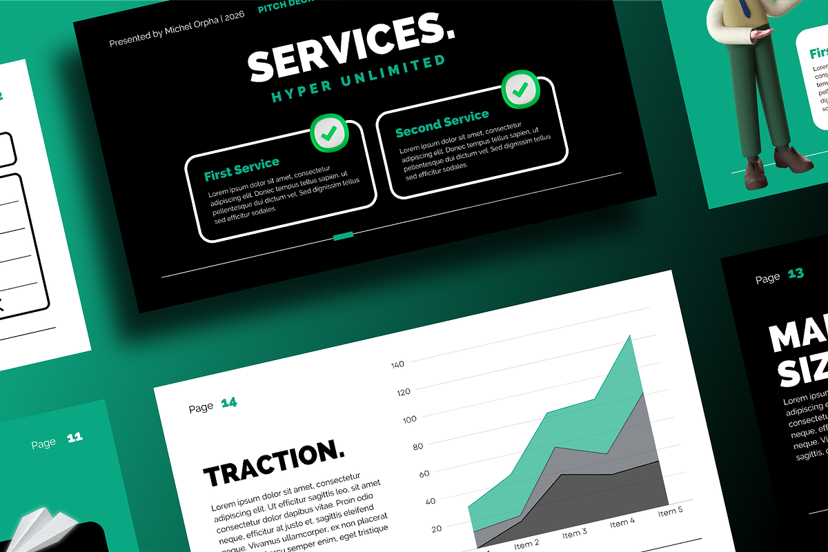 Hyper Unlimited - Pitch Deck, a Presentation Template by ArbaStudio (Photo 2 of 5)
