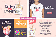 The Unicorn Dream Bundle, a Script Font by khurasan (Thumbnail 6 of 15)