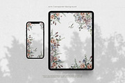 Bloom | Burnt Florals Watercolor, an Invitation Template by slowlivecreate (Thumbnail 7 of 7)
