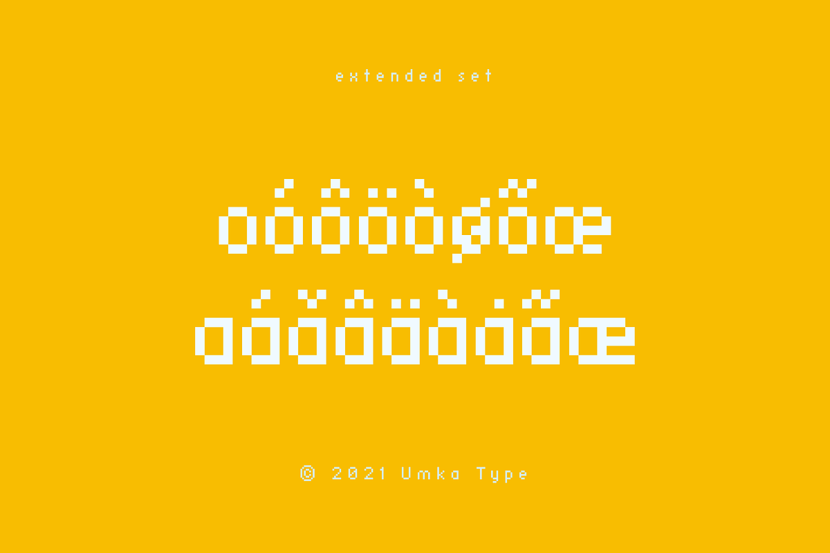 Megapixel Pixel Game Font, a Font by alpercakici (Photo 2 of 9)