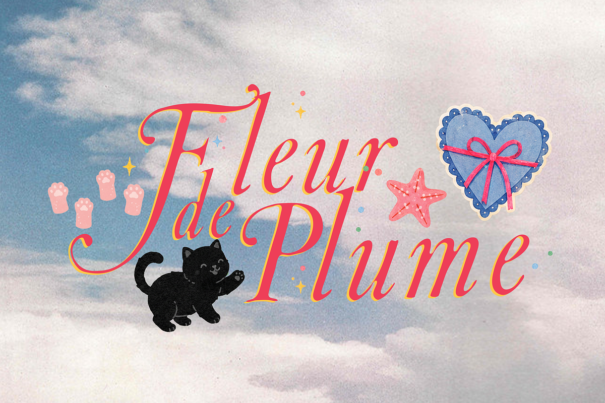 Fleur de Plume, a Script Font by Lilithcollageart (Photo 8 of 9)