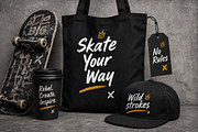 Wild Strokes-Bold Handwritten Brush, a Handwritten Font by overlaytemplates (Thumbnail 2 of 5)