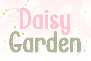 Daisy Garden - Handwritting