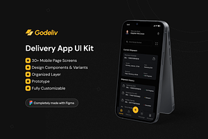 Godeliv - Delivery App UI Kit, an UI Kit Template by restiyathena