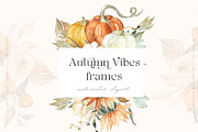 Autumn Vibes. Pumpkins Watercolor, an Illustration by LABFcreations (Thumbnail 18 of 21)