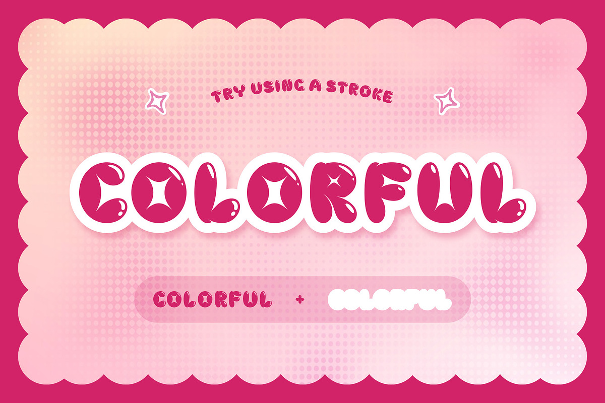 Bomblish – Playful Display Font, a Sans Serif Font by Almeera Std (Photo 3 of 10)