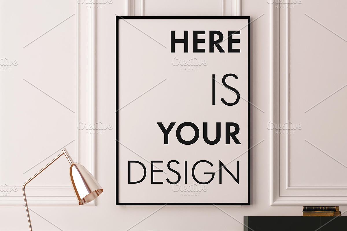 10 Art Deco posters mockup, a Print Template by FilL239 (Photo 2 of 10)