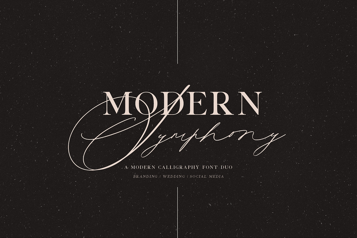 Modern Symphony Font Duo