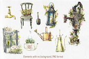 Vintage Garden Collection, an Illustration by Budogoshch (Thumbnail 2 of 9)