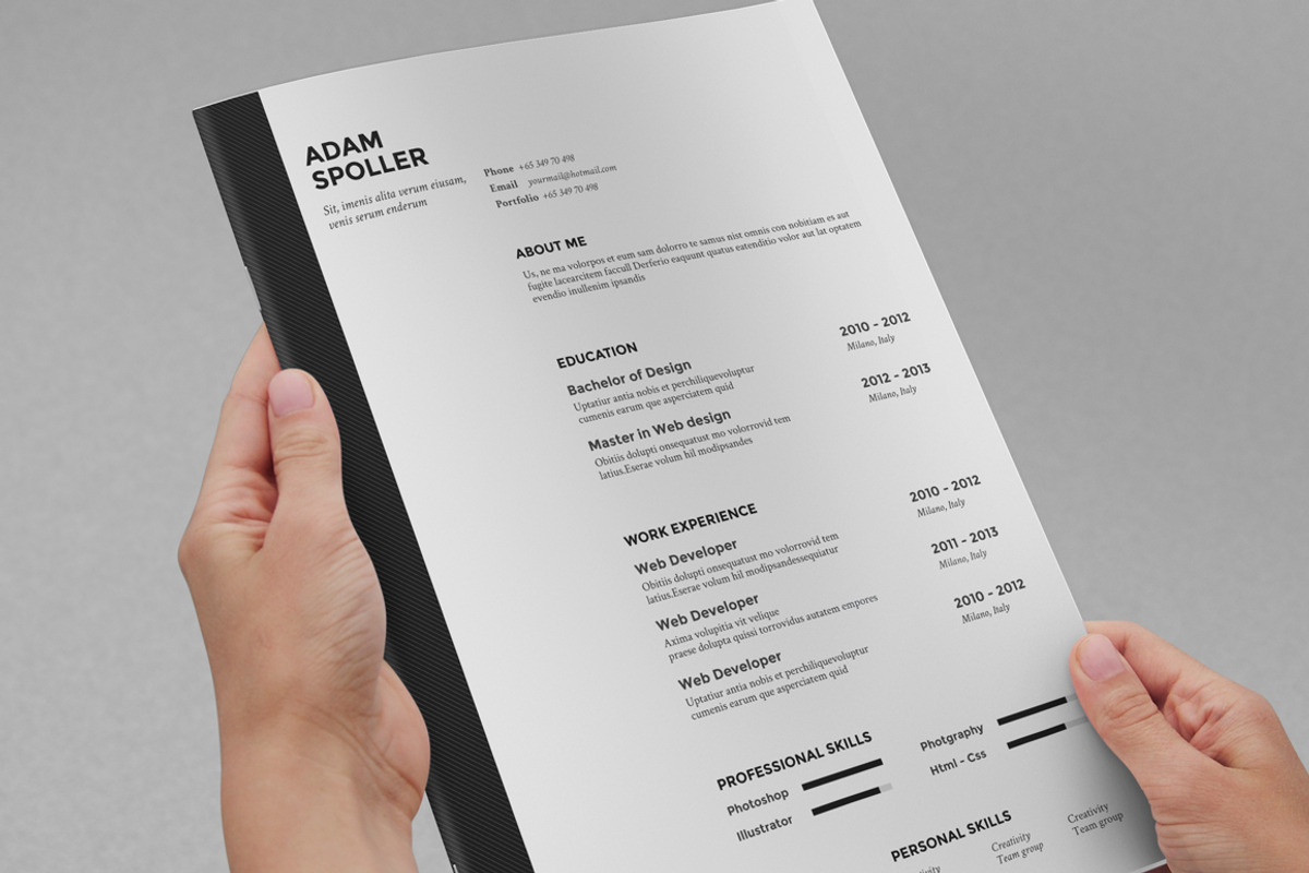 Clean Resume, a Resume Template by sz81 (Photo 2 of 5)