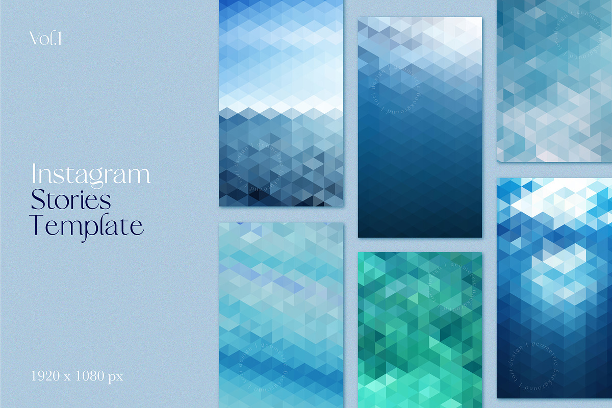 Water Geometric Background preview 4