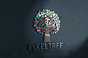 Pixel Tree Logo Discount % 25, a Branding & Logo Template by Josuf Media (Thumbnail 1 of 3)