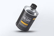 Oil Round Tin Can Screw Lid Mockup, an Advertising Mockup by Hubzway (Thumbnail 2 of 7)