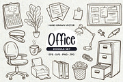 Office Doodle Background, an Object Illustration by insemar (Thumbnail 1 of 4)