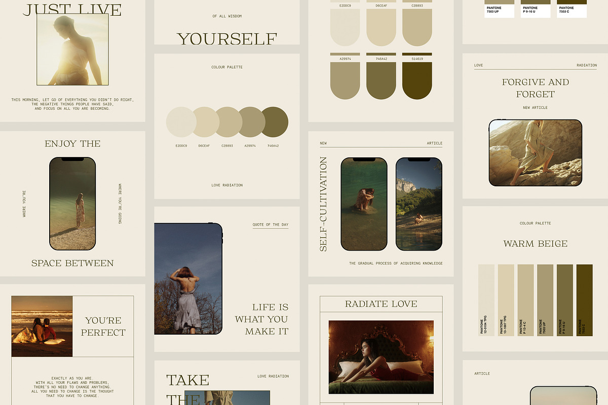 Instagram Creator Social Templates, a Social Media Template by Love Radiation Studio (Photo 2 of 16)
