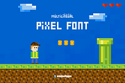 SuperDario Pixel Game Font, a Font by alpercakici (Thumbnail 4 of 9)