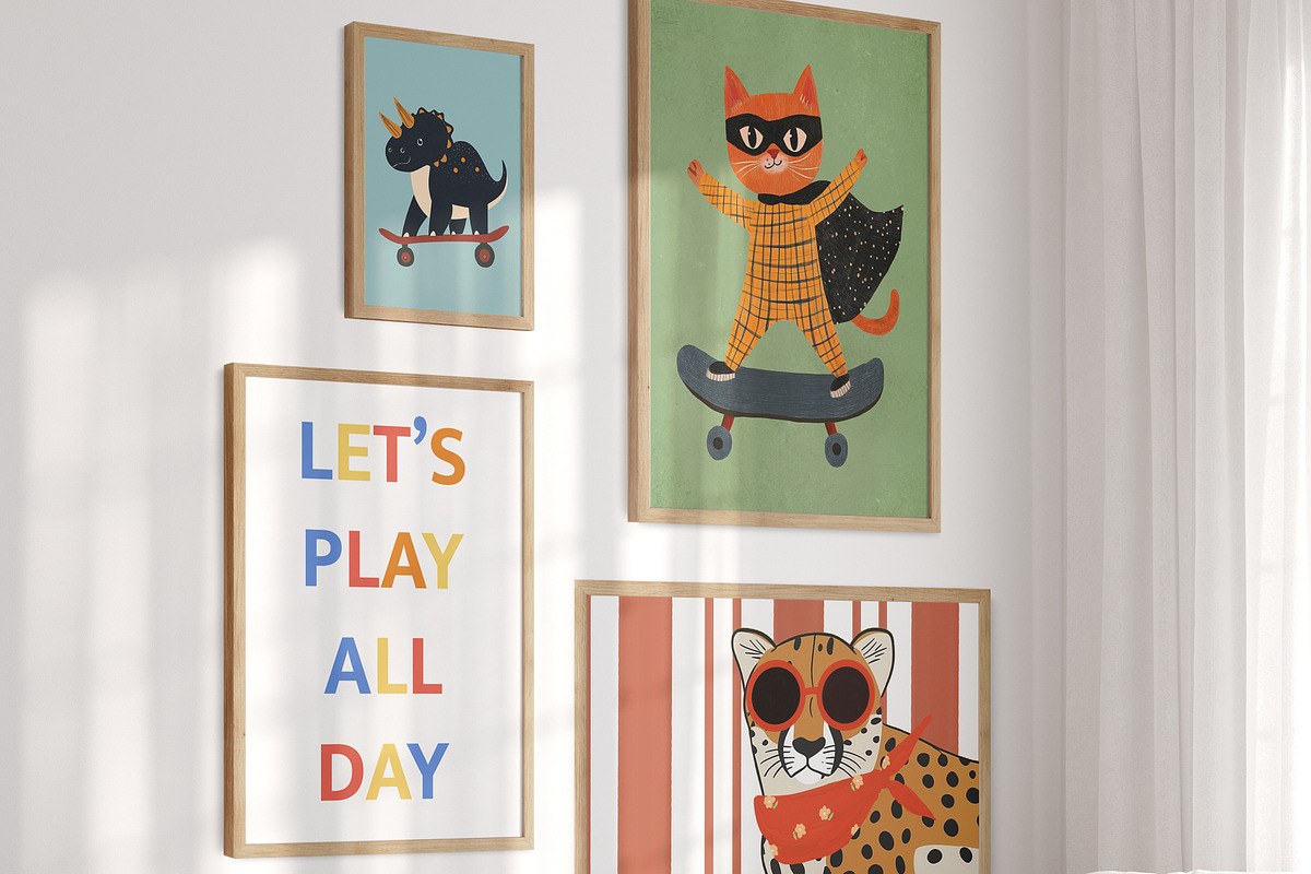 Nursery Print Bundle, a Background Graphic by Artemsky (Photo 12 of 24)