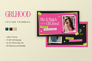GRLHood - Youtube Thumbnail, a Social Media Template by StreaksideStd (Thumbnail 2 of 3)