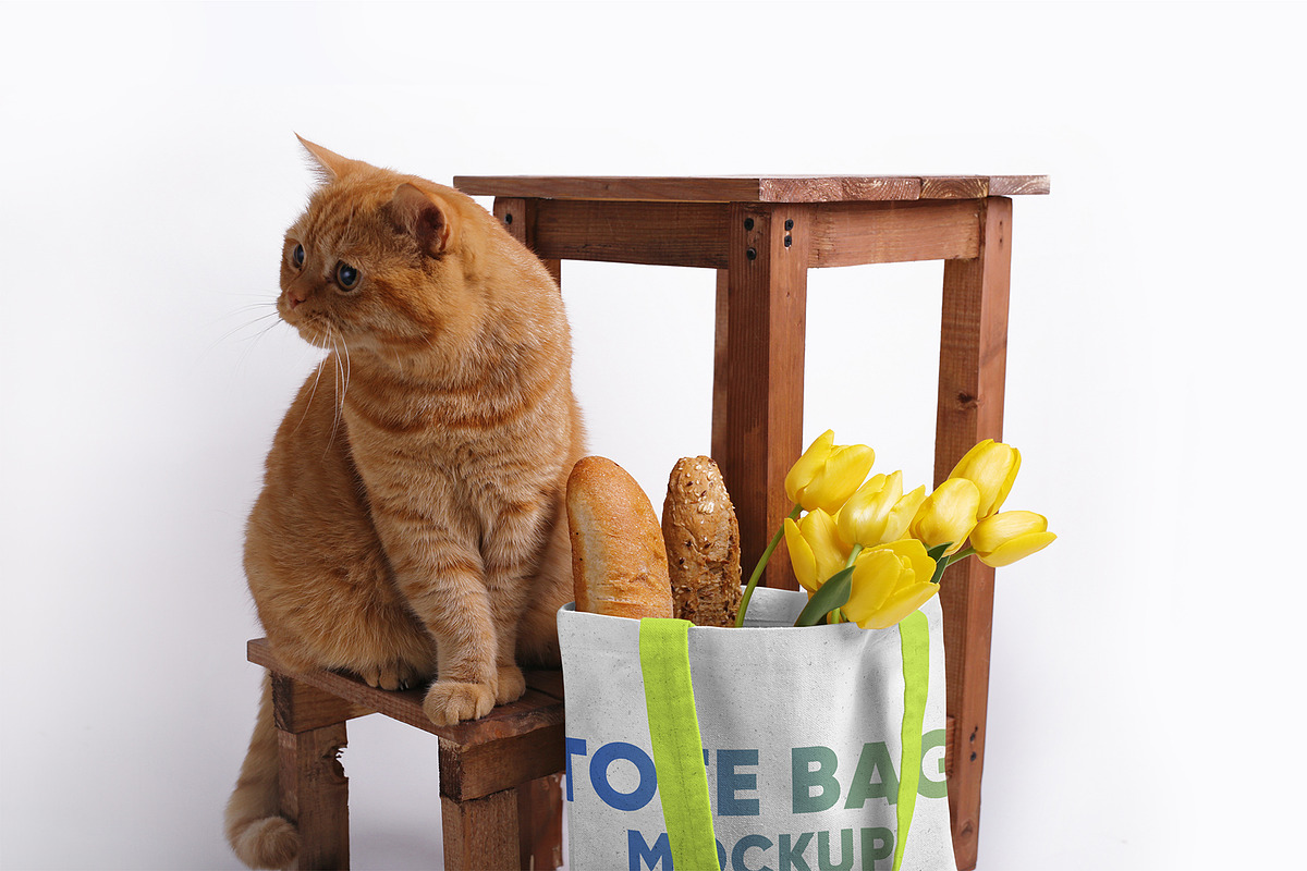 Canvas Tote Bag Mockups Vol 2, a Product Mockup by Hi, Mock-Up! (Photo 8 of 9)