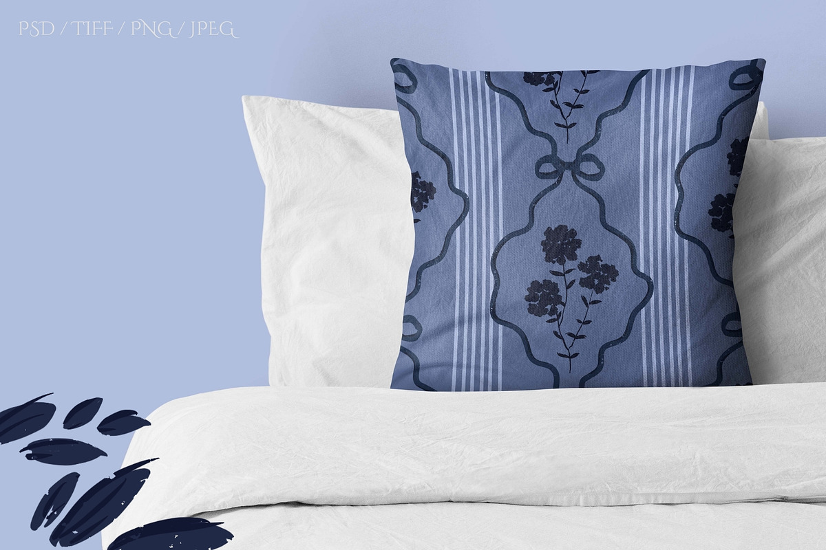 Bedtime florals. Midnight Patterns, a Pattern Graphic by PaperJamLab (Photo 6 of 13)
