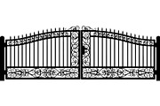 Classic Wrought Iron Gate Silhouette, an Object Graphic by Designer_Momina (Thumbnail 6 of 9)