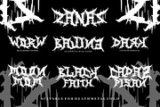 Zanaz - Deathmetal Font, a Blackletter Font by Garisman Std (Thumbnail 6 of 8)