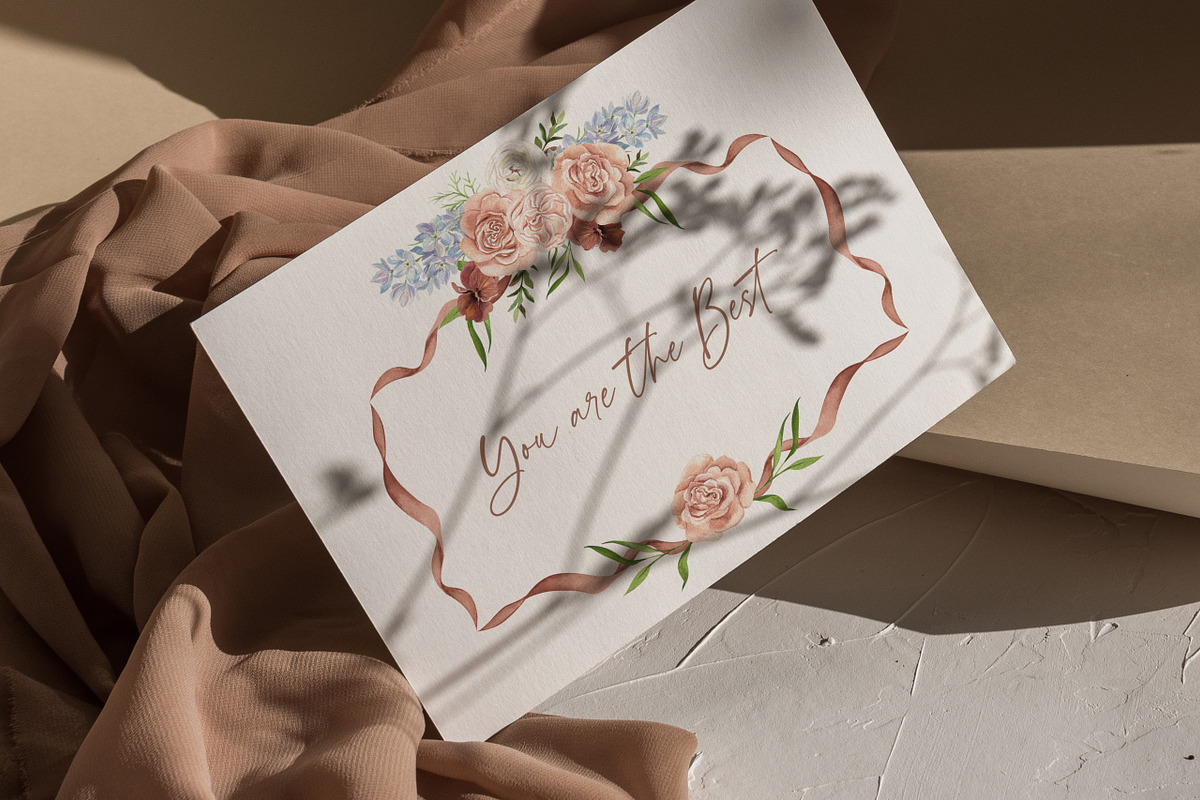 Mocha Mousse Flowers Pantone 2025, a Decorative Illustration by Catch the Dream Art (Photo 6 of 17)