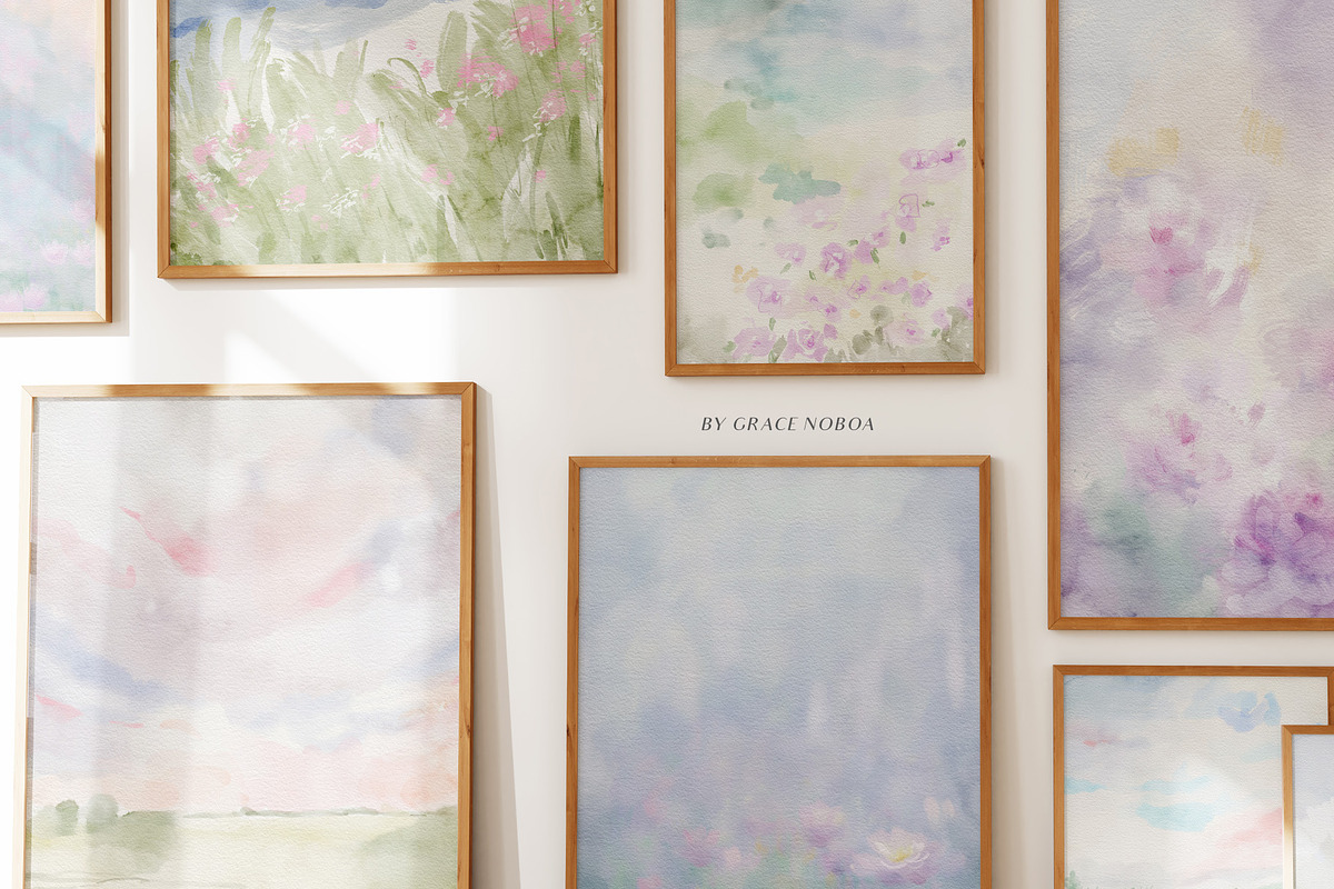 Abstract background textured posters, a Background Graphic by Grace Noboa Illustrations (Photo 2 of 19)