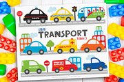 City Transportation Clipart, Cars, a Transportation Illustration by MyClipArtStore (Thumbnail 1 of 3)
