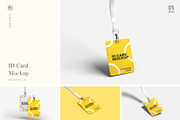 ID Card Mockup, a Product Mockup by FathirMarz (Thumbnail 1 of 10)