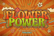 Retro Groovy Text Effects, a Layer Style Add-On by Andrew Skoch Design (Thumbnail 8 of 9)