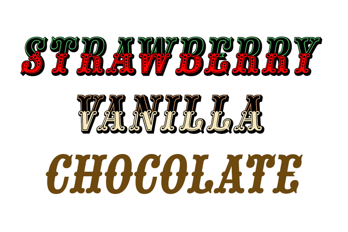 Ice Creamery, a Font by FontMesa (Photo 3 of 5)