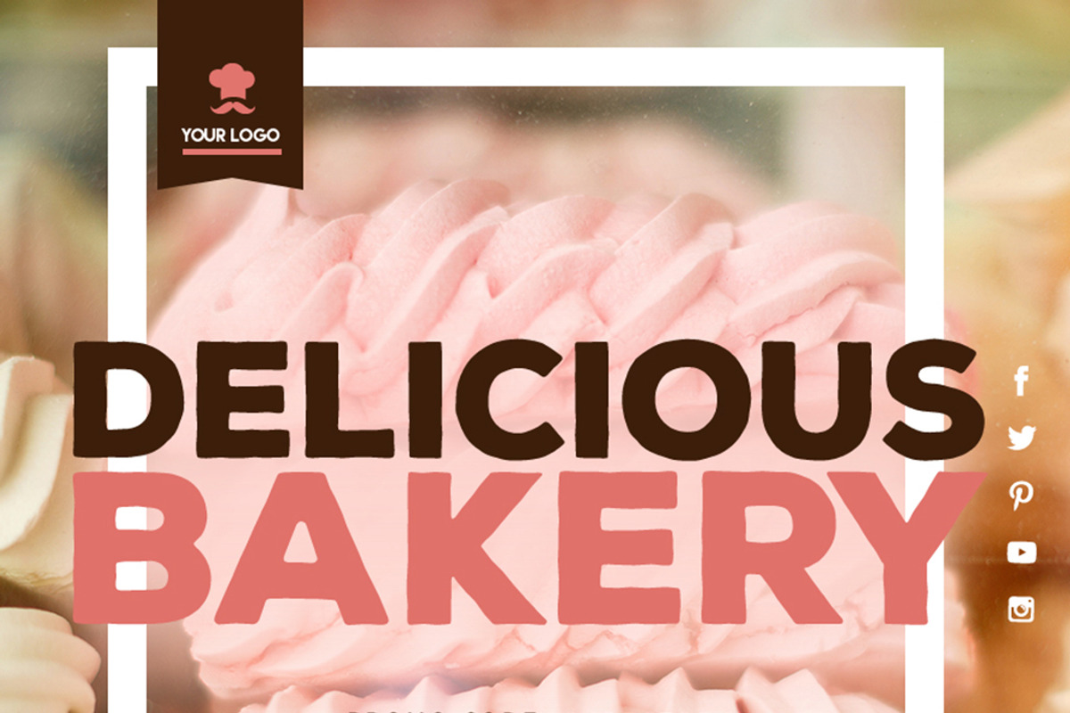 10 Instagram Bakery Banners, a Social Media Template by VPB (Photo 4 of 7)