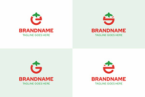 Letter E G S Z Tomato Logo Set, a Branding & Logo Template by Pray Art Design Studio