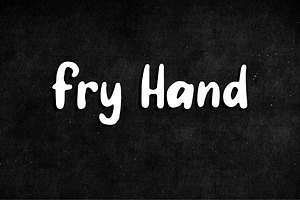 Fry Hand - Bold Comic Display Font