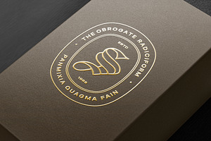 Spot UV Printing Logo Mockup, a Product Mockup by DesignNeutrons
