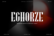 Echorze - Modern Serif Font, a Serif Font by QR Design Studio (Thumbnail 1 of 6)