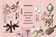 Coquette core Cottage Collage Pack, an Object Graphic by Marie T (Thumbnail 5 of 10)