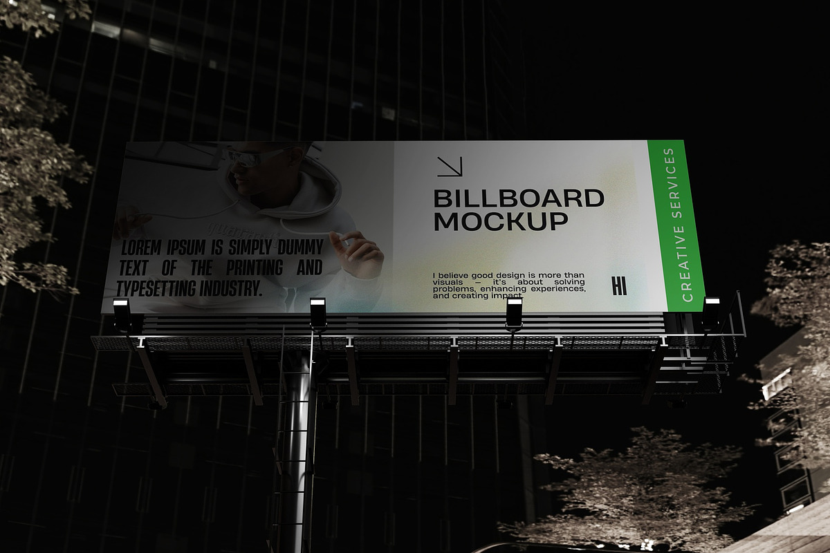Billboard Mockup, an Advertising Mockup by Tahtagraphic (Photo 3 of 6)