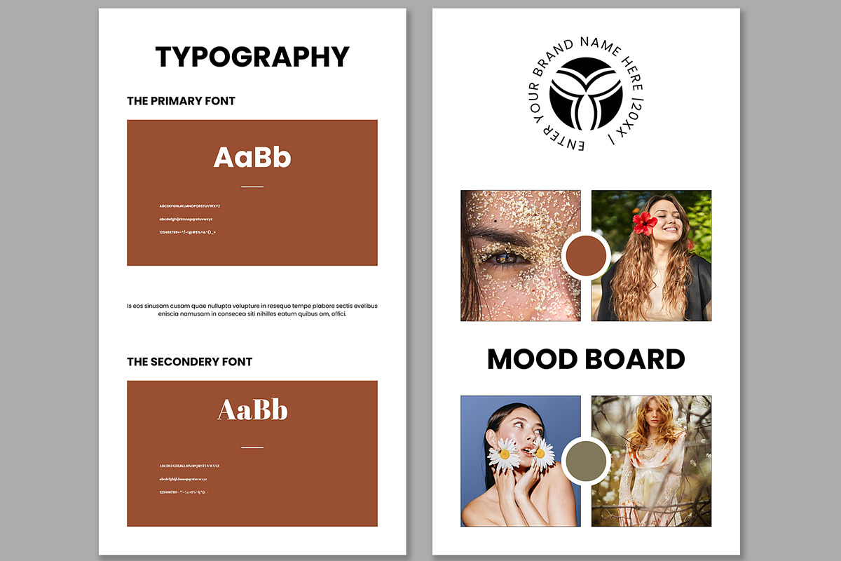 Brand Sheets Layout, an UI Kit Template by ContestDesign (Photo 3 of 3)