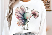 Whimsical Spring Butterfly Clipart, an Illustration by SinaCreation (Thumbnail 4 of 9)