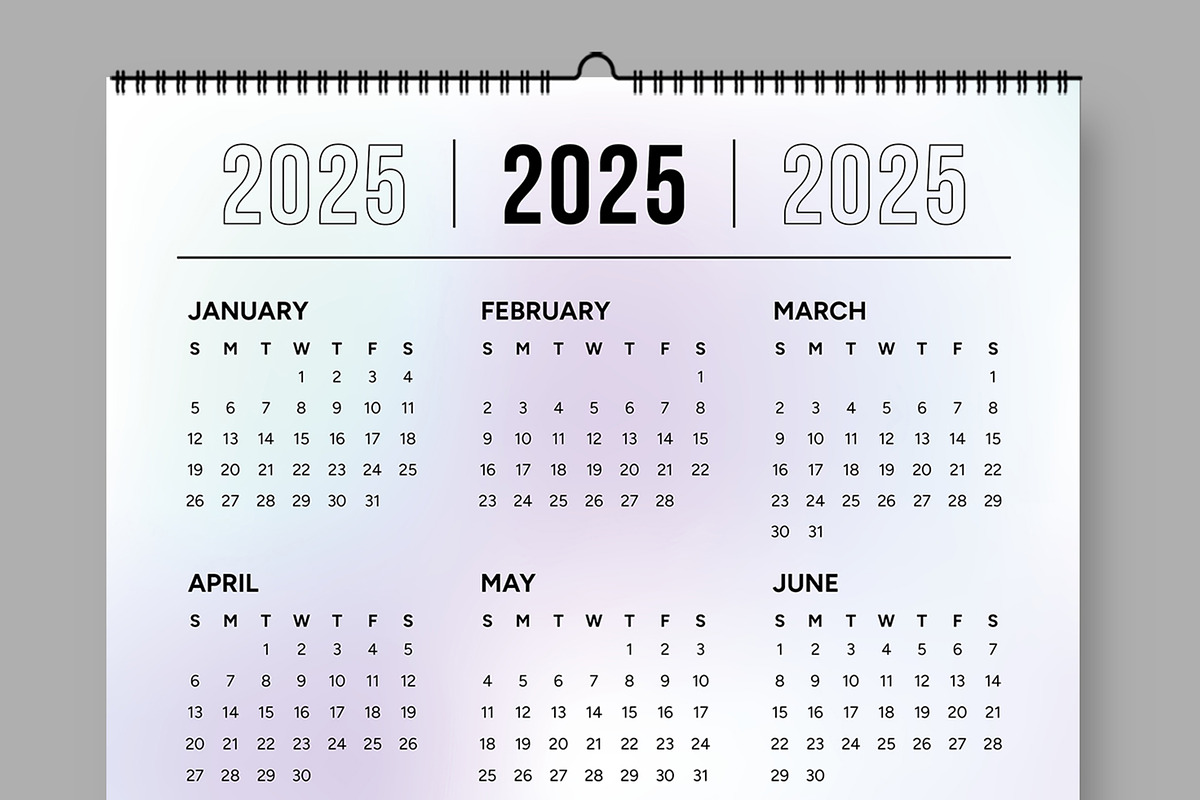 Calendar 2025 Layout, a Stationery Template by ContestDesign (Photo 2 of 3)