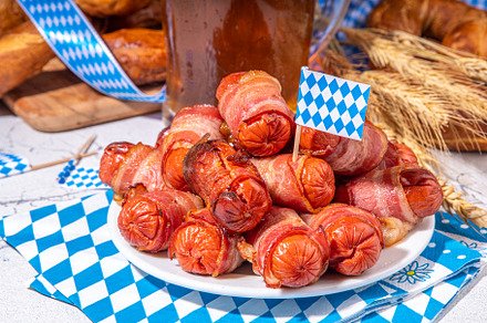 Pigs in blanket for Oktoberfest party, a Food & Drink Photo by Rimma